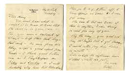 Franklin D. Roosevelt Autograph Letter Signed to Helena Mahoney, His Warm Springs Physical Therapist -- ''...I do so hope the nightmares have stopped...''